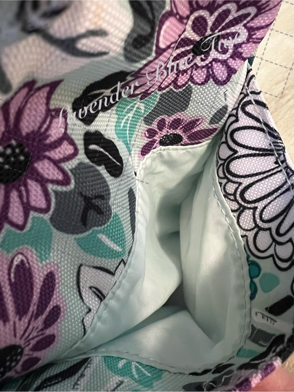 VERA BRADLEY Penelope’s Garden Convertible Ripstop Laptop Backpack Diaper Floral - Picture 8 of 15